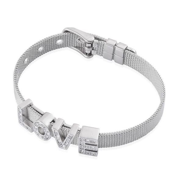 L O V E Bracelet Austrian Crysta… - Picture 2 of 3